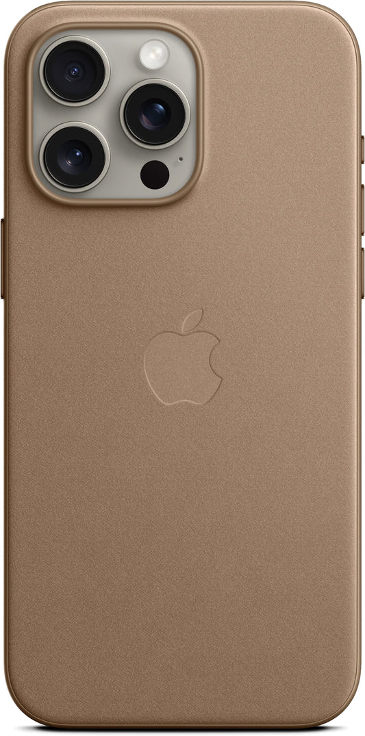 MagSafe Case for Apple iPhone 15 Pro Max, FineWoven, Brown MT4W3ZM/A