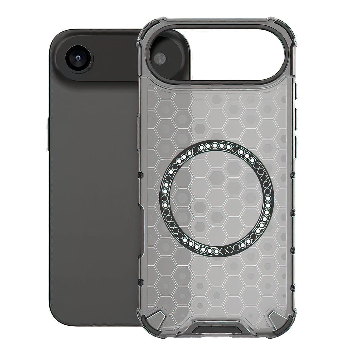 Custodia MagSafe per Apple iPhone 17 Air, Techsuit, HoneyComb Shield, Nera