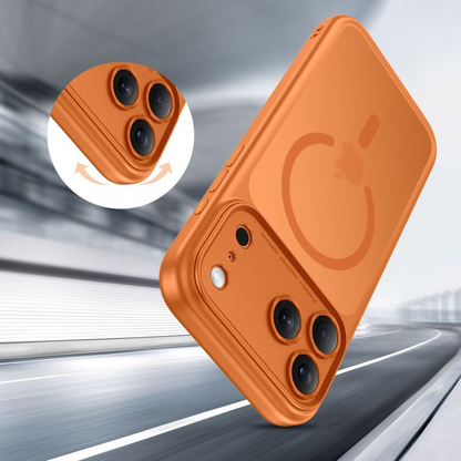 Custodia MagSafe per Apple iPhone 17 Pro, Tech-Protect, MagPeak, Arancione Opaco
