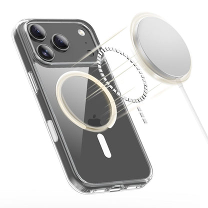Custodia MagSafe per Apple iPhone 17 Pro, Tech-Protect, Flexair Hybrid CC, Trasparente