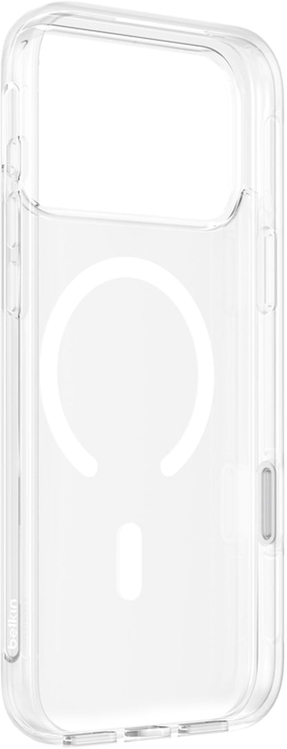 Custodia MagSafe per Apple iPhone 17 Pro Max, Belkin, SheerForce Clear, Trasparente MSA032hqCL