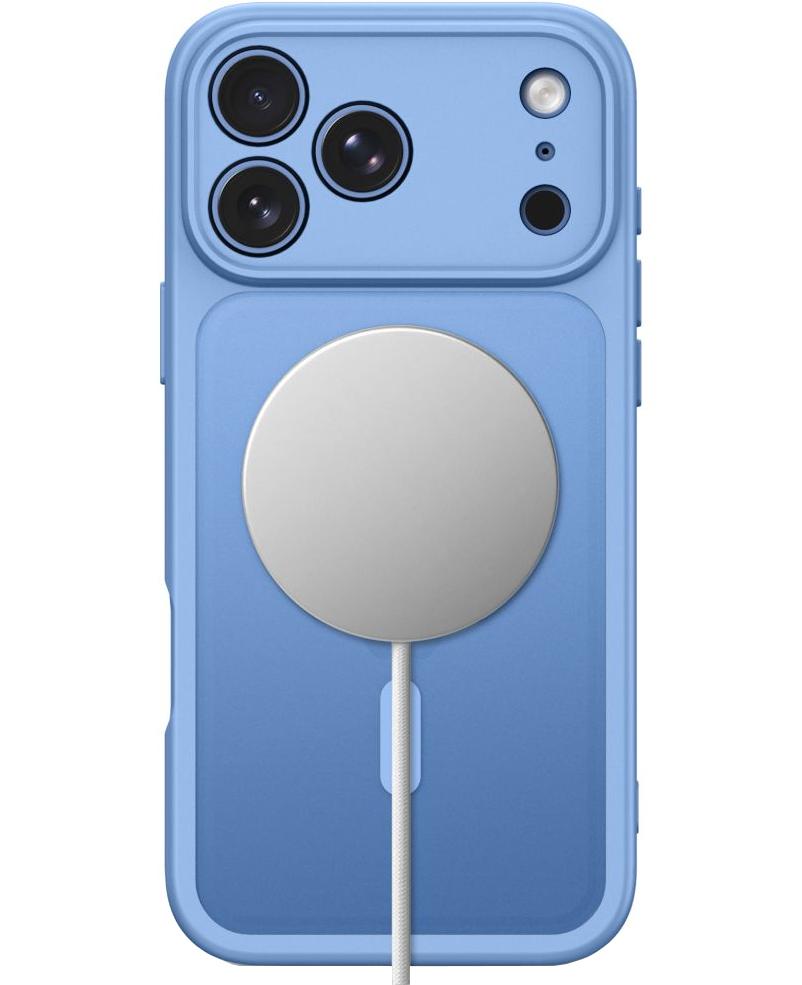 Custodia MagSafe per Apple iPhone 18 Pro / 17 Pro, Tech-Protect, BasicMag, Blu Opaco