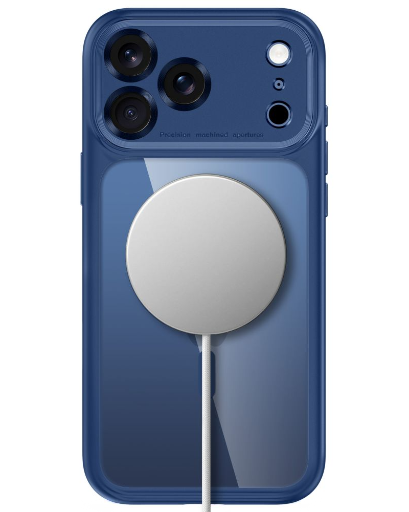 Custodia MagSafe per Apple iPhone 18 Pro Max / 17 Pro Max, Tech-Protect, MagPeak CC, Blu Navy