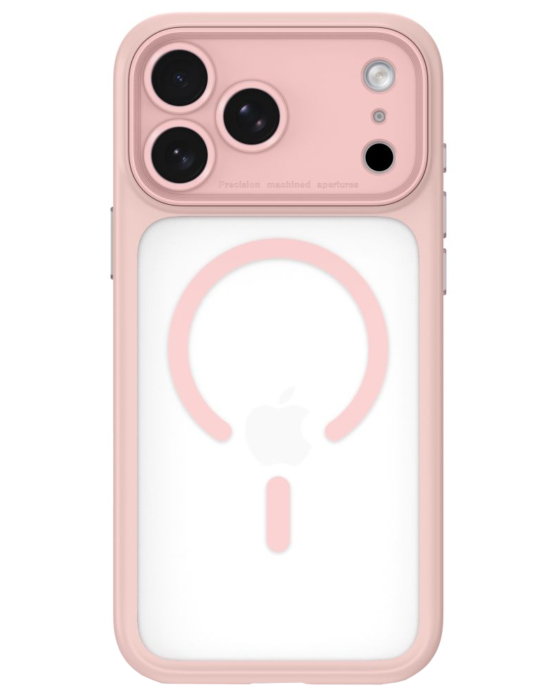 Cover MagSafe per Apple iPhone 18 Pro / 17 Pro, Tech-Protect, MagPeak CC, Rosa opaco