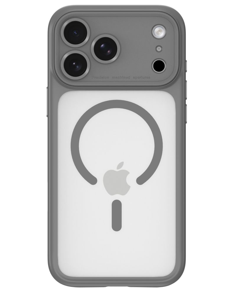 Custodia MagSafe per Apple iPhone 18 Pro Max / 17 Pro Max, Tech-Protect, MagPeak CC, Grigio opaco