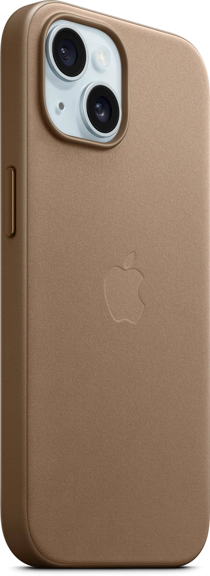Custodia MagSafe per Apple iPhone 15, FineWoven, Marrone MT3C3ZM/A