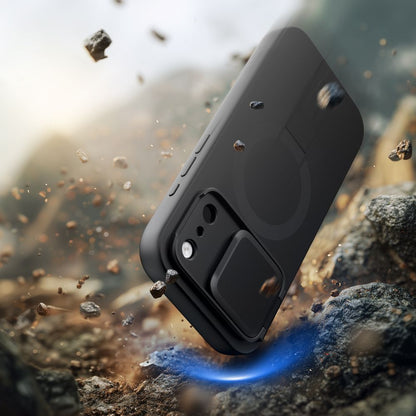 Custodia MagSafe per Apple iPhone 17 Pro Max, Tech-Protect, Kevlar Aura, Nera