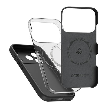Custodia MagSafe per Apple iPhone 17 Pro, Tech-Protect, Silicone, Nera