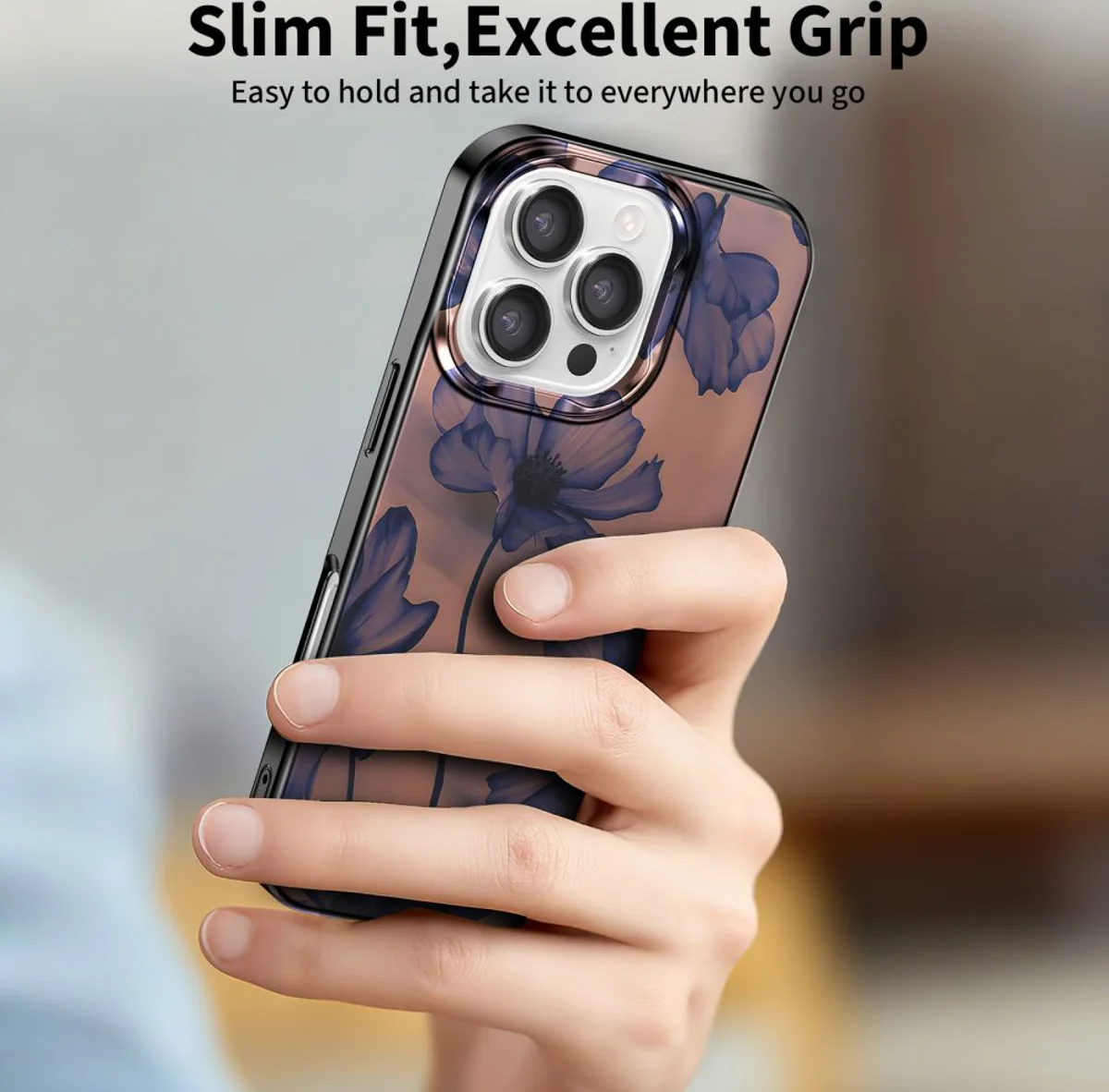 Custodia MagSafe per Apple iPhone 16 Pro, Tech-Protect, Lamano Velvet Night, Nera