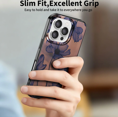 Custodia MagSafe per Apple iPhone 16 Pro Max, Tech-Protect, Lamano Velvet Night, Nera