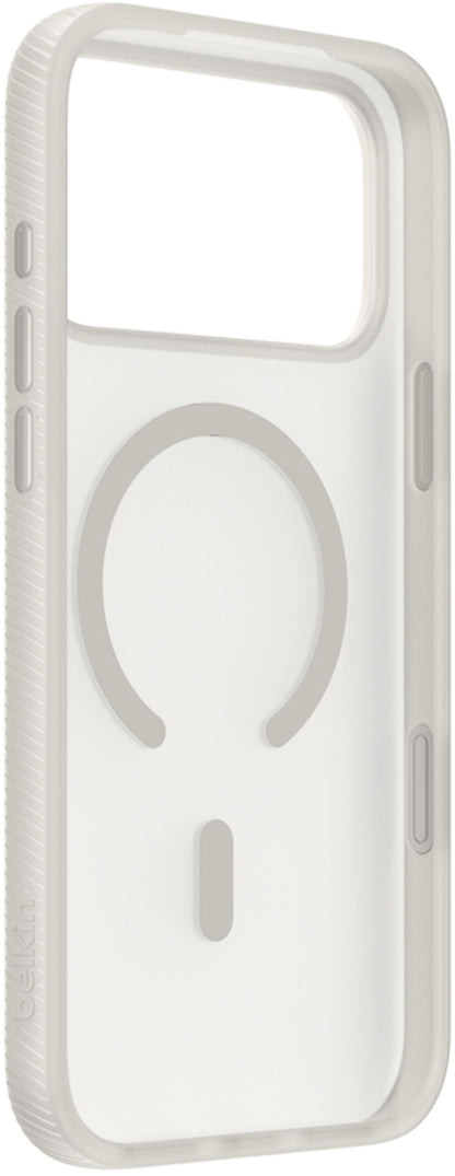 Custodia MagSafe per Apple iPhone 17 Pro, Belkin, SheerForce Grip, Beige MSA035hqSA