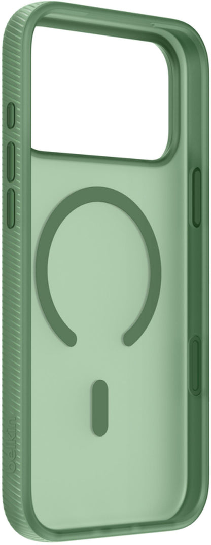 Custodia MagSafe per Apple iPhone 17 Pro, Belkin, SheerForce Grip, Verde MSA035hqSE