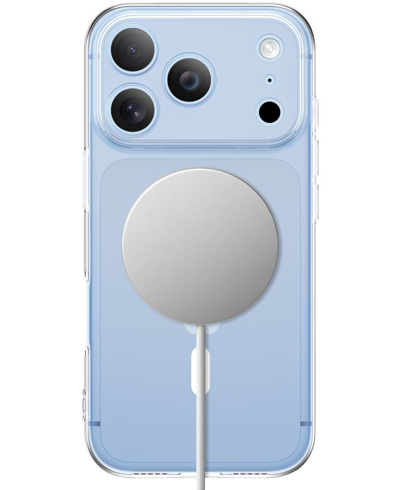 Custodia MagSafe per Apple iPhone 18 Pro / 17 Pro, Tech-Protect, Flexair, Trasparente