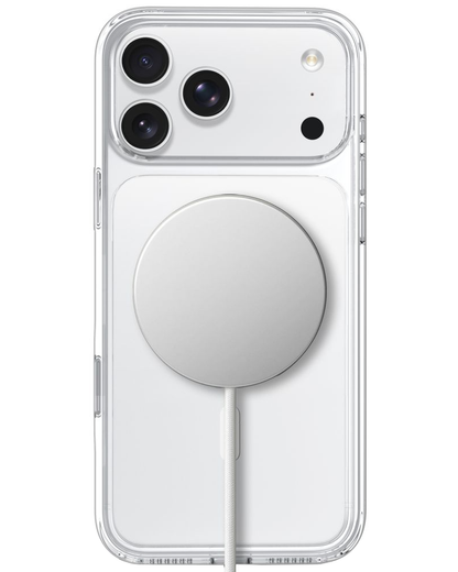 Custodia MagSafe per Apple iPhone 18 Pro / 17 Pro, Tech-Protect, Flexair Hybrid CC, Trasparente