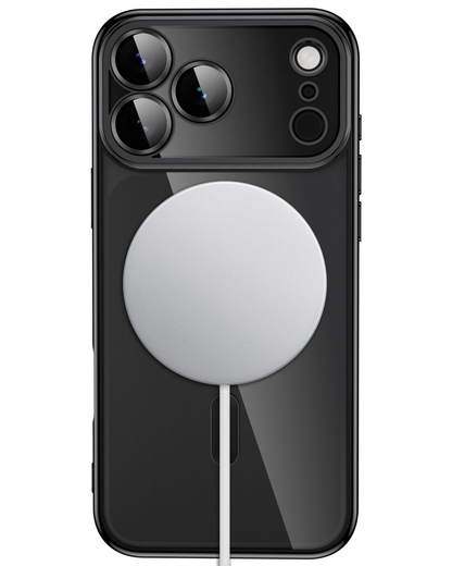 Custodia MagSafe per Apple iPhone 18 Pro / 17 Pro, Tech-Protect, Magflex, Nero Satinato