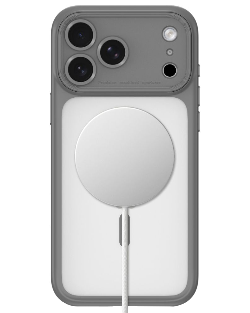 Custodia MagSafe per Apple iPhone 18 Pro Max / 17 Pro Max, Tech-Protect, MagPeak CC, Grigio opaco