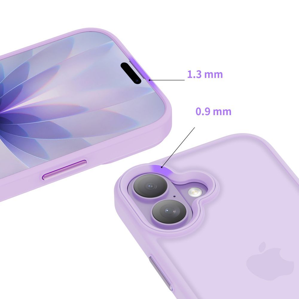 Custodia per Apple iPhone 17, Tech-Protect, Magmat, Viola Opaco