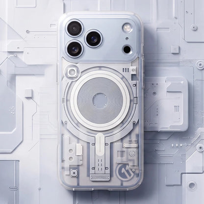 Custodia MagSafe per Apple iPhone 18 Pro / 17 Pro, Spigen, C11 Ultra Hybrid MagFit Element, bianca ACS12308