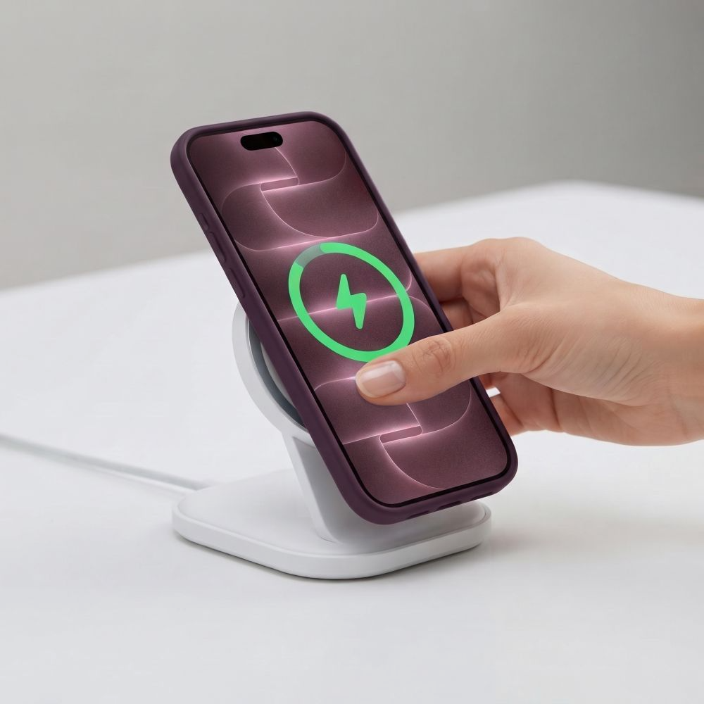 Custodia MagSafe per Apple iPhone 18 Pro / 17 Pro, Tech-Protect, silicone, bordeaux