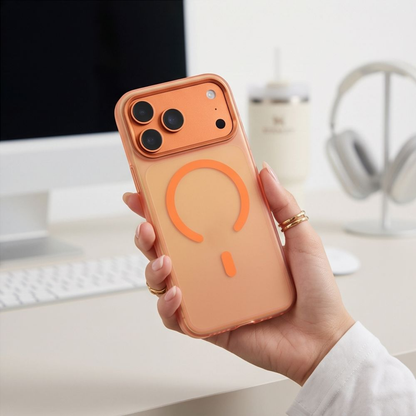MagSafe Case for Apple iPhone 18 Pro Max / 17 Pro Max, Tech-Protect, MagZero, Matte Orange