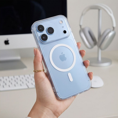 Custodia MagSafe per Apple iPhone 18 Pro / 17 Pro, Tech-Protect, Flexair, Trasparente