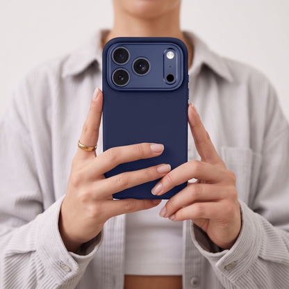MagSafe Case for Apple iPhone 18 Pro / 17 Pro, Tech-Protect, Uniq CC, Navy Blue