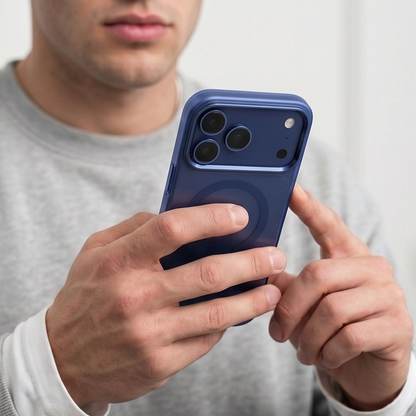 MagSafe Case for Apple iPhone 18 Pro Max / 17 Pro Max, Tech-Protect, MagZero, Matte Navy