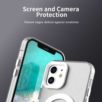 Custodia MagSafe per Apple iPhone 12 / 12 Pro, Techsuit, CandyCase, Bianca