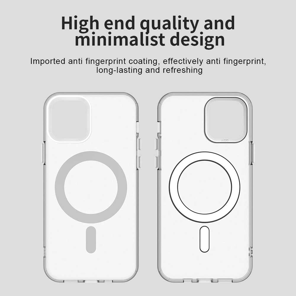 Custodia MagSafe per Apple iPhone 12 / 12 Pro, Techsuit, CandyCase, Bianca