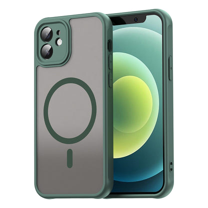 Custodia MagSafe per Apple iPhone 12, Techsuit, HaloFrost II, Verde