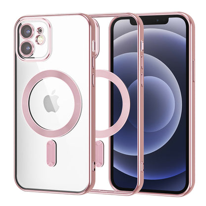 MagSafe Case for Apple iPhone 12, Techsuit, Luxury Crystal, Pink