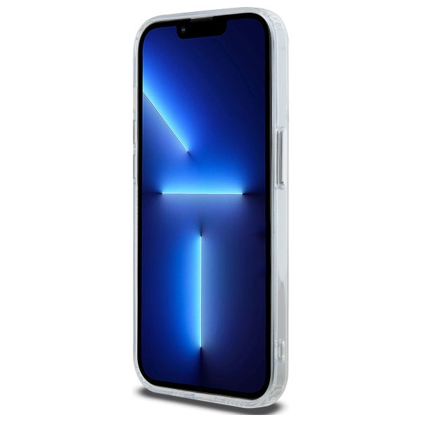 Custodia MagSafe per Apple iPhone 13 Pro, Karl Lagerfeld, IML Metal Choupette's Head, Bianca