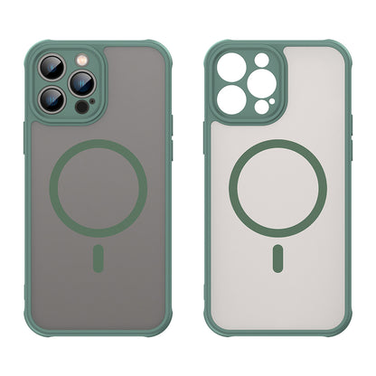 Custodia MagSafe per Apple iPhone 13 Pro Max, Techsuit, HaloFrost II, Verde