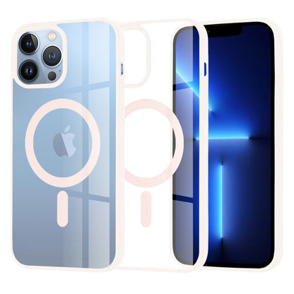 Custodia MagSafe per Apple iPhone 13 Pro Max, Techsuit, Pro, Rosa