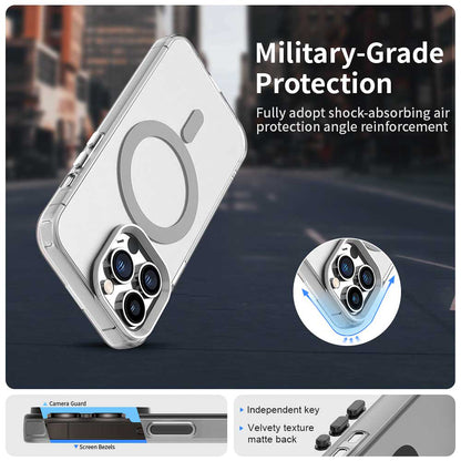 Custodia MagSafe per Apple iPhone 13 Pro, Techsuit, CandyCase, Bianca
