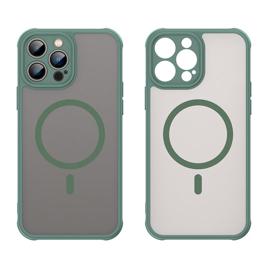 Custodia MagSafe per Apple iPhone 13 Pro, Techsuit, HaloFrost II, Verde