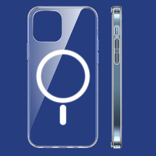 Custodia MagSafe per Apple iPhone 13, Techsuit, Pro, Trasparente