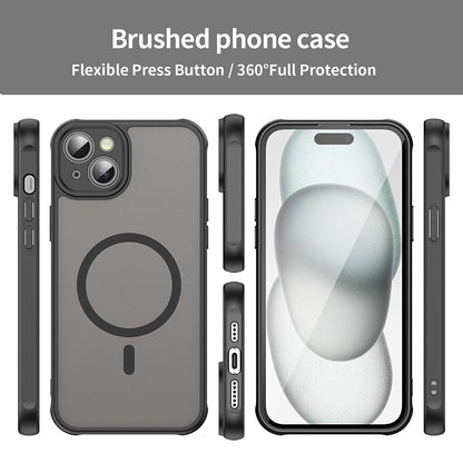 Custodia MagSafe per Apple iPhone 14 Plus, Techsuit, HaloFrost II, Nera