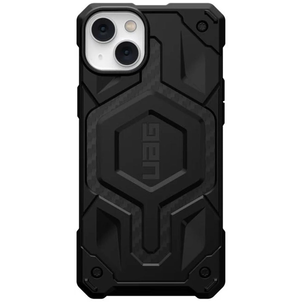Custodia MagSafe per Apple iPhone 14 Plus, Urban Armor Gear, Monarch Pro Carbon, Nera