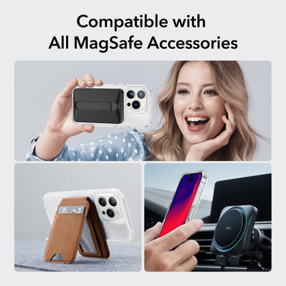 Custodia MagSafe per Apple iPhone 14 Pro, ESR, Classic Hybrid, Trasparente