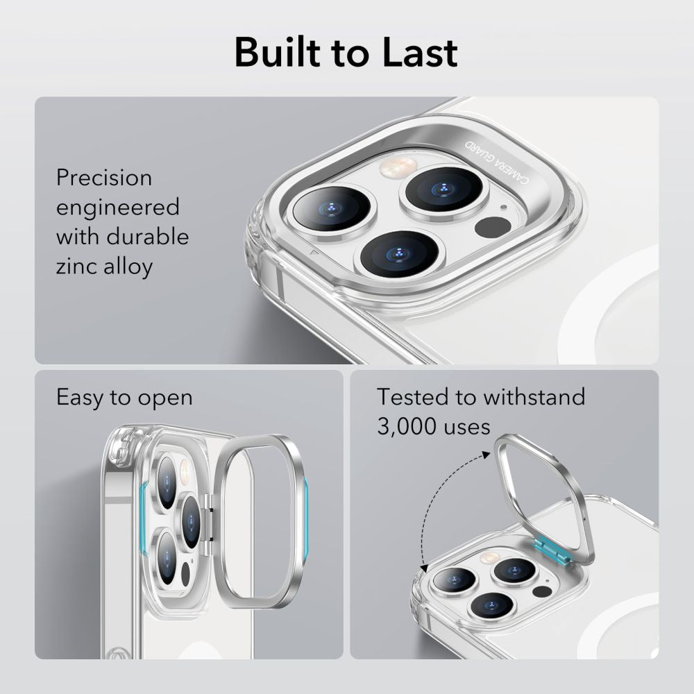 Custodia MagSafe per Apple iPhone 14 Pro, ESR, Classic Kickstand, Trasparente