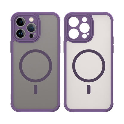 Custodia MagSafe per Apple iPhone 14 Pro Max, Techsuit, HaloFrost II, Viola