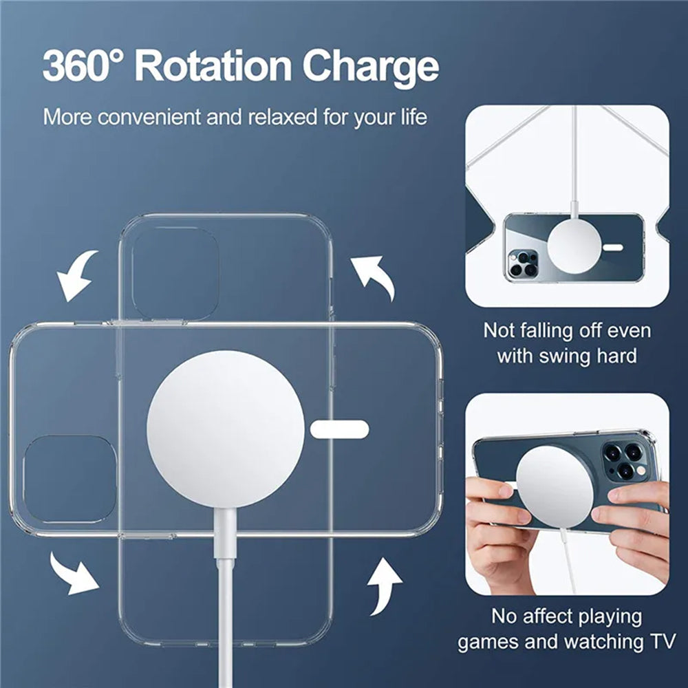 Custodia MagSafe per Apple iPhone 14 Pro Max, Techsuit, Pro, Rosa