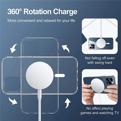 Custodia MagSafe per Apple iPhone 14 Pro Max, Techsuit, Pro, Rosa