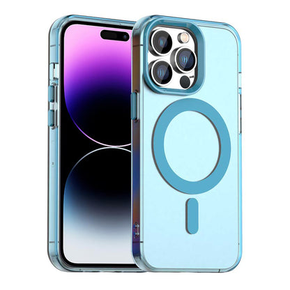 Custodia MagSafe per Apple iPhone 14 Pro, Techsuit, CandyCase, Blu