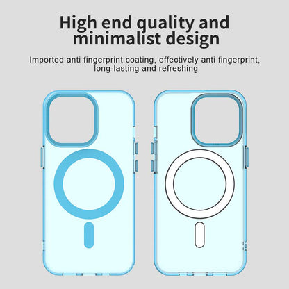 Custodia MagSafe per Apple iPhone 14 Pro, Techsuit, CandyCase, Blu