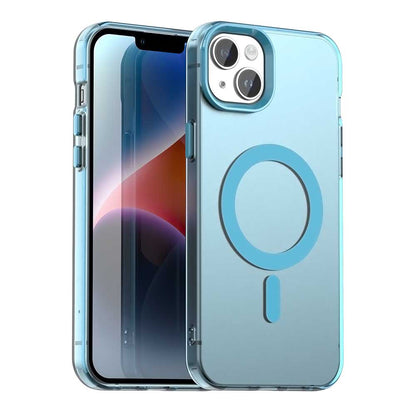Custodia MagSafe per Apple iPhone 14, Techsuit, CandyCase, Blu
