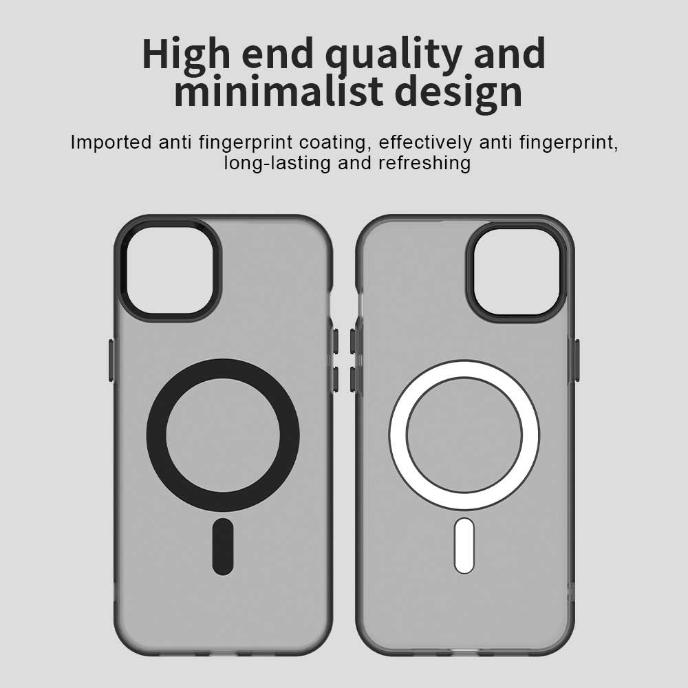 Custodia MagSafe per Apple iPhone 14, Techsuit, CandyCase, Nera