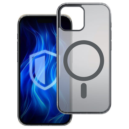 MagSafe Case for Apple iPhone 15, 3MK, Frosty MagCase, Satin Black