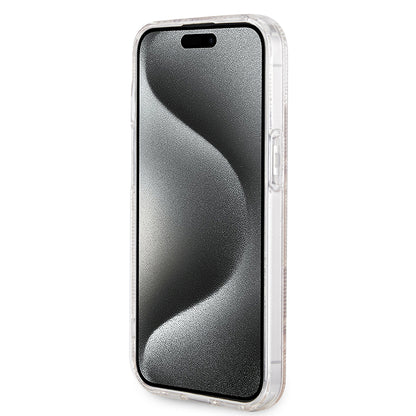 Custodia MagSafe per Apple iPhone 15, Guess, IML Gcube, Marrone